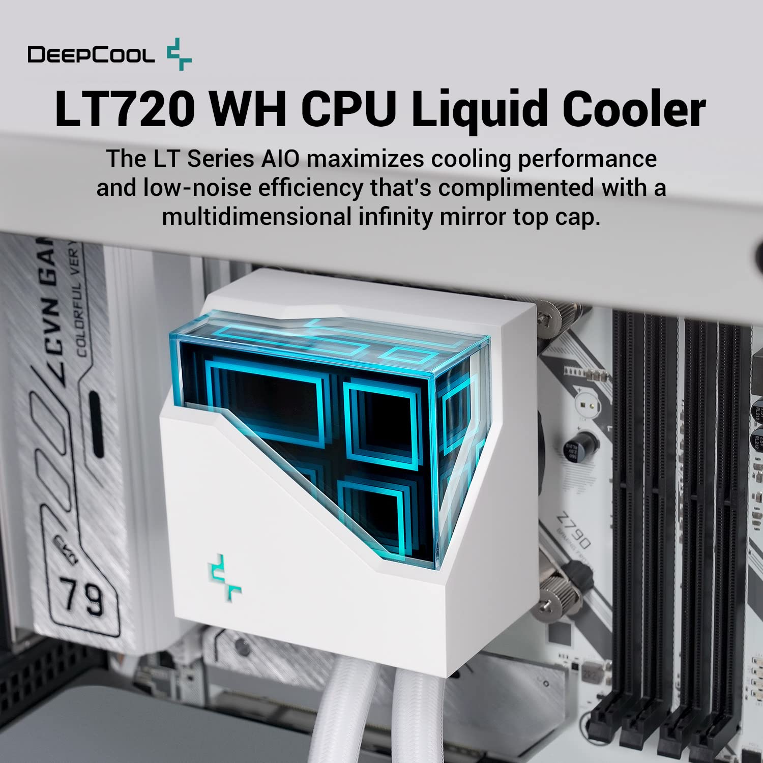 Deepcool Liquid Cooler LT720 360mm AIO White Deepcool Liquid Cooler LT720 360mm AIO White